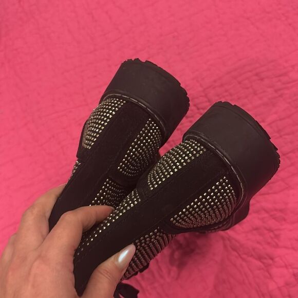 Madden Girl crystal combat boots, US6,5 - Picture 8 of 11